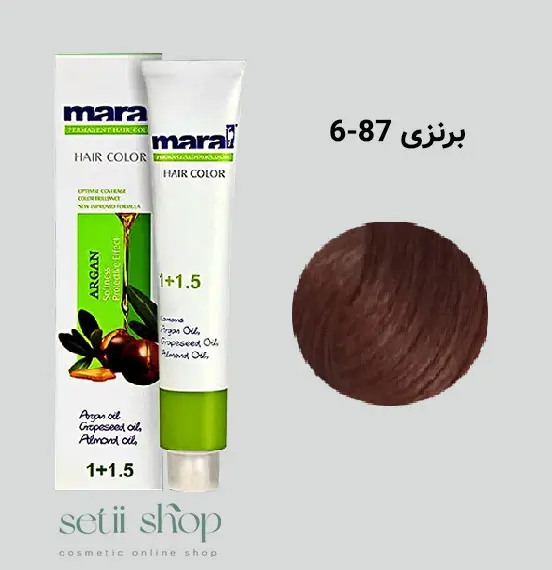 رنگ مو مارال برنزی 6.87