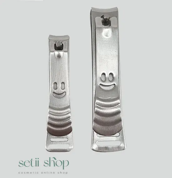 ناخن گیر دوقلو تیتانیوم طرح خنده